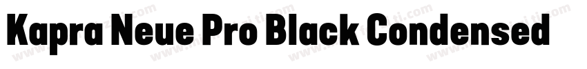 Kapra Neue Pro Black Condensed Roun字体转换